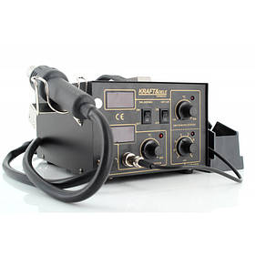 Портативна термоповітряна паяльна станція 60 Вт Kraft&Dele KD850 термоповітряна станція