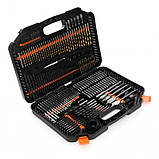 Свердла для свердління твердих матеріалів 246 шт. Kraft&Dele KD999 твердосплавні свердла для металу, фото 2