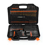 Свердла для свердління твердих матеріалів 246 шт. Kraft&Dele KD999 твердосплавні свердла для металу, фото 3