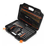 Свердла для свердління твердих матеріалів 246 шт. Kraft&Dele KD999 твердосплавні свердла для металу, фото 4