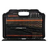 Свердла для свердління твердих матеріалів 246 шт. Kraft&Dele KD999 твердосплавні свердла для металу, фото 5