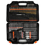 Свердла для свердління твердих матеріалів 246 шт. Kraft&Dele KD999 твердосплавні свердла для металу, фото 9