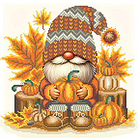 Схема для вишивки бісером ,, Гномік Гарбузик,, Сб-3-170