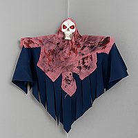 Хелловін декор "Похмурий Жнець", 75 см, Темно-синій