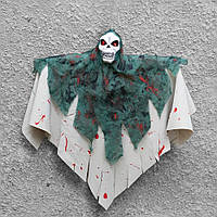 Хелловін декор "Похмурий Жнець", 75 см, Сірий