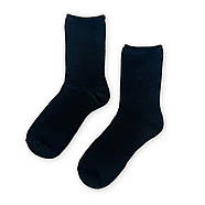 Чоловічі махрові шкарпетки без гумки з вовною альпаки Корона, фото 2