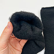 Чоловічі махрові шкарпетки без гумки з вовною альпаки Корона, фото 3