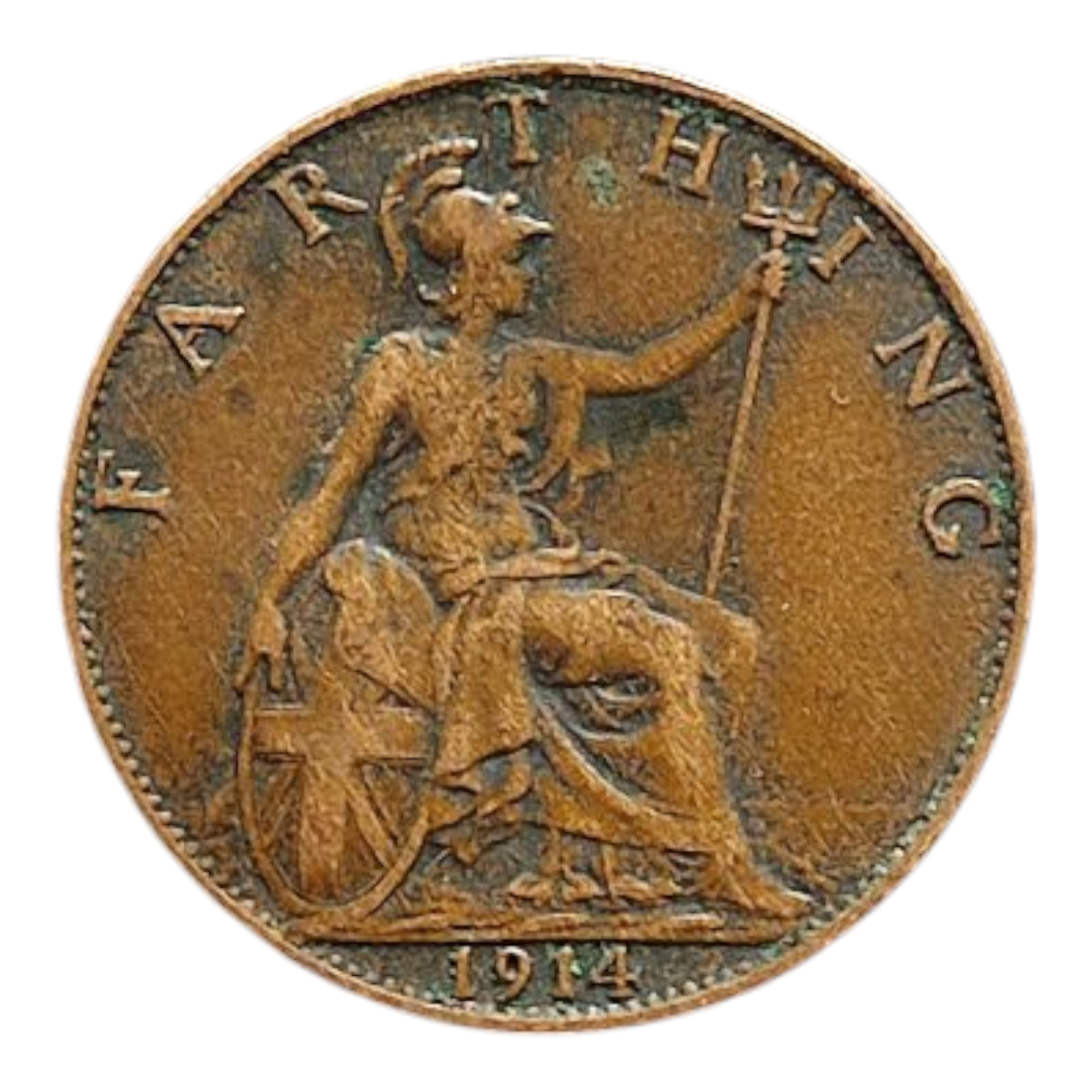Велика Британія 1 фартінг, 1914, фото 1