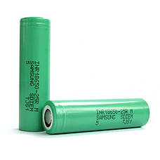 Акумулятор високострумовий Samsung INR18650-25R 2500 mAh (20A), фото 4