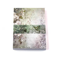 Винтажная книга с бумагой для скрапбукинга Туманное лето 100 листов KRK024