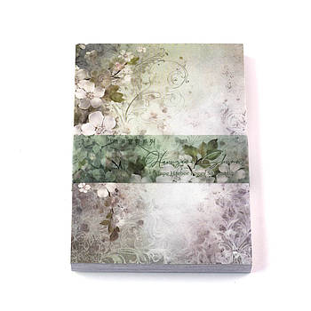 Вінтажна книга з папером для скрапбукінгу Туманне літо 100 листів KRK024