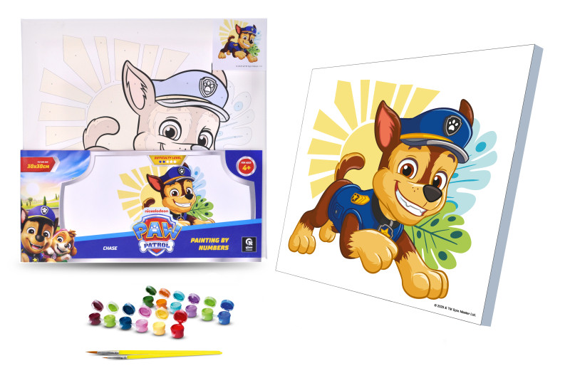 Набір для розпису по номерах 30х30 см QB913-011 "Щенячий патруль: Гончик" qbee, фото 1