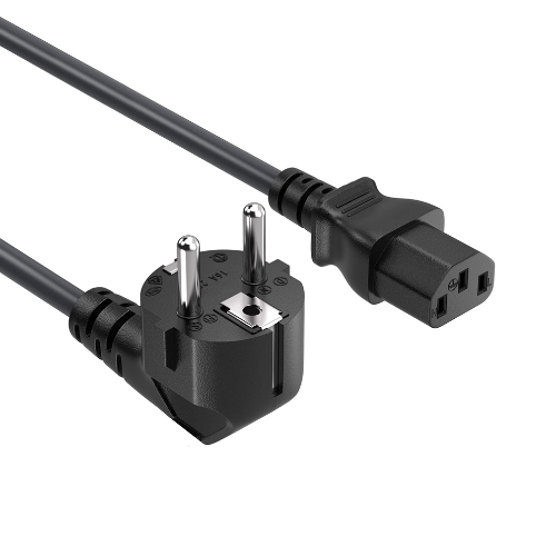 Кабель ColorWay живлення CEE7/7-C13, 1.8 м чорний, фото 1