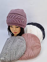 Виробник жіночих зимових шапок ангора на флісі