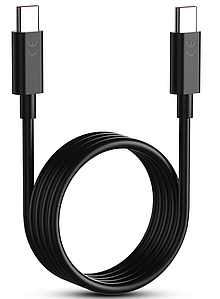 Кабель 125W TurboPower Type-C на Type-C для Motorola (OEM) (black)