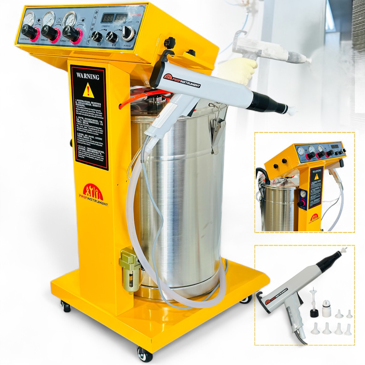 Ручне обладнання для нанесення порошкових покриттів Profinstrument PN20221, фото 1