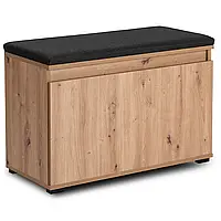 Тумба для взуття 80 см PRATO  / графит 80х36х53,5  (MEBEL ELIT) W.PRATO/110/DA/SZAFK