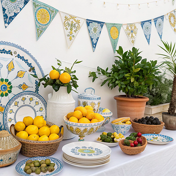 Декоративні атрибути для вечірки в Сицилійському стилі