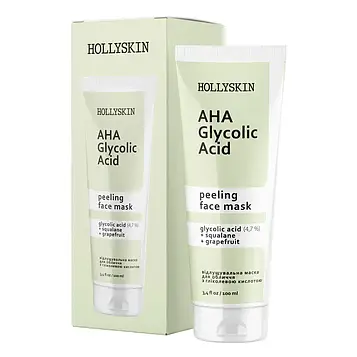 Маска для обличчя HOLLYSKIN Glycolic AHA Acid Face Mask, 100 мл (0032h)