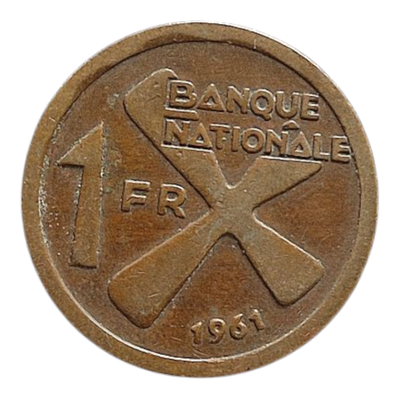 Катанга 1 франк, 1961, фото 1