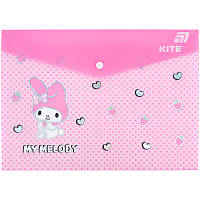 Папка на кнопці Kite My Melody HK25-244-3, А4