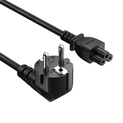 Кабель ColorWay живлення CEE7/7-C5, 1.8 м чорний, фото 1