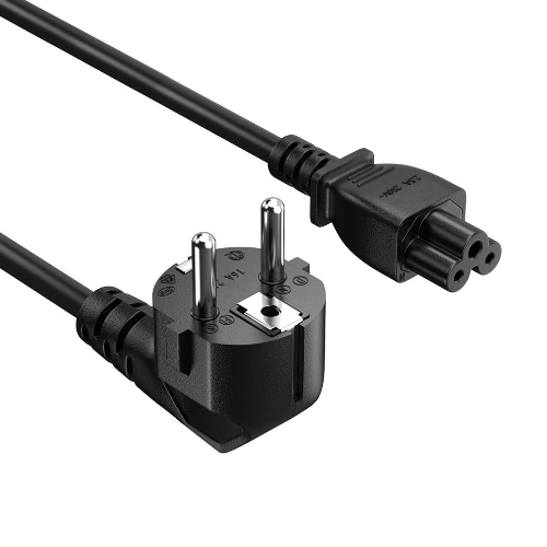 Кабель ColorWay живлення CEE7/7-C5, 1 м чорний, фото 1