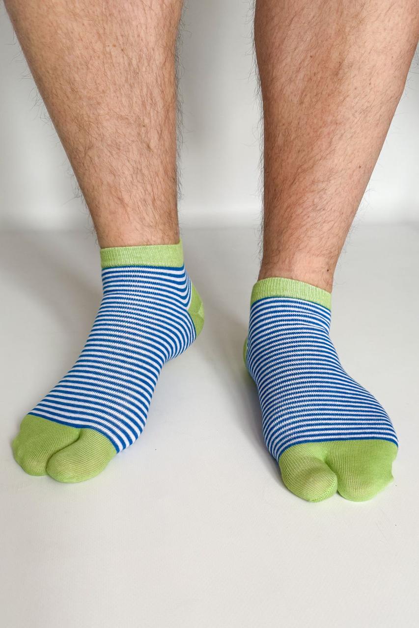 Шкарпетки табі смугасті Тільняшки Apmi 39-42 зелений, фото 1