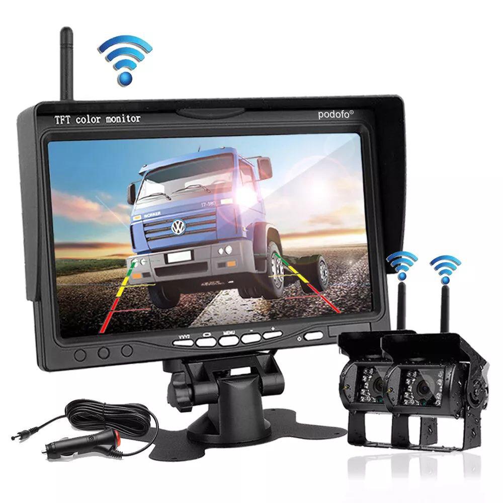 Система паркування:TFT LCD  монітор 7 дюймів+2 камери заднього огляду з інфрачервоним підсвічуванням