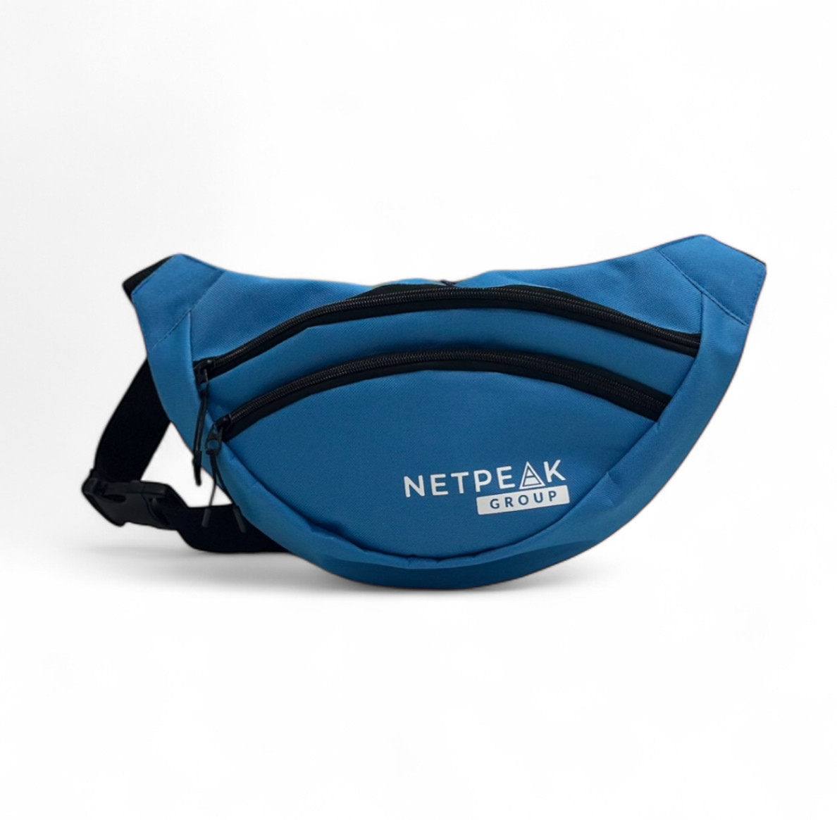 Сумка бананка брендована логотипом компанії