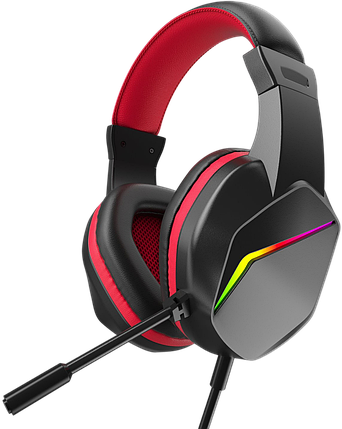 Гарнітура GamePro HS311 RGB Black/Red (HS311), фото 1