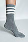 Шкарпетки з пальцами високі жіночі Шарм Apmi 36-39 сірий, фото 3