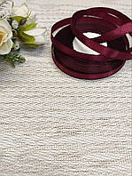 Стрічка атласна 0.9 см Гранатова (рулон 32 метри), А09-48-32