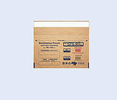 Крафт-пакети для стерилізації (універсальні) Prosteril, білі, 60×100 мм 100 шт/уп, фото 2