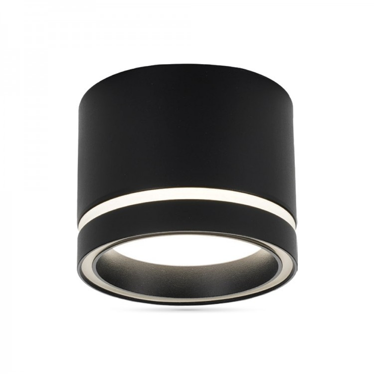 Спотовий світильник ML408 чорний Ardero (під змінну лампу GX53) акцентний циліндр Ø82x80мм, фото 1