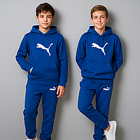 Теплий Костюм на флісі для хлопчика 146 см 003661 Туреччина Електрик