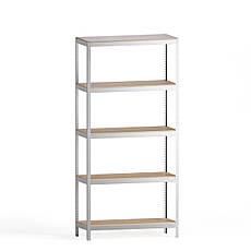 Стелаж | 1960–2500 мм | різні розміри | 150 кг/полка | ДСП полки 16 мм | металевий | оцинкований | ЧК-80, фото 2