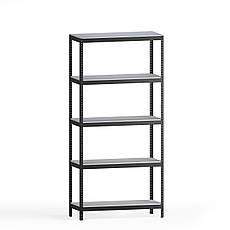 Стелаж | 1960–2500 мм | чорний | різні розміри | 150 кг/полка | ДСП полки 16 мм | металевий | оцинкований | ЧК-81, фото 2