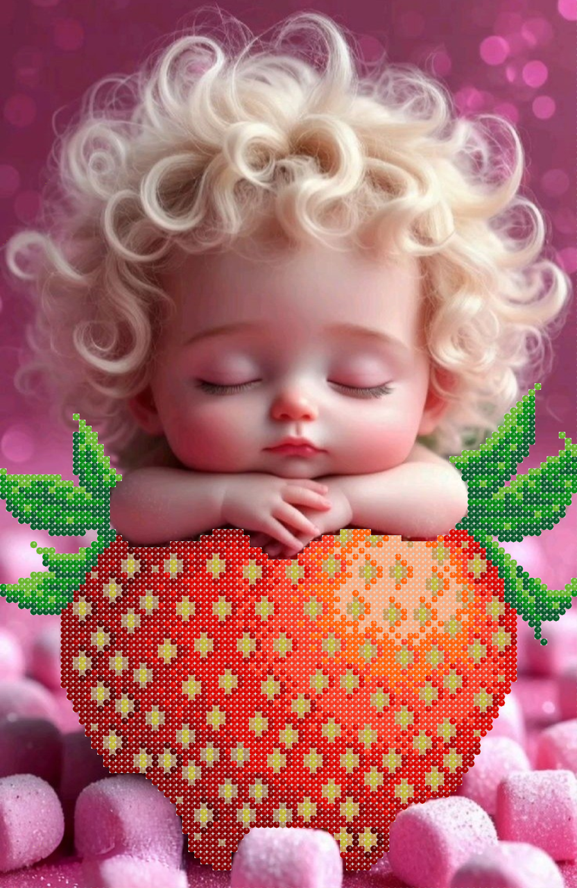 Схема для вишивки бісером ,, Диво Полуничка,, Сб-4-1084, фото 1