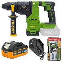 Аккумуляторный перфоратор Procraft PHA30(1АКБ 4А/Г и ЗУ)+кейс