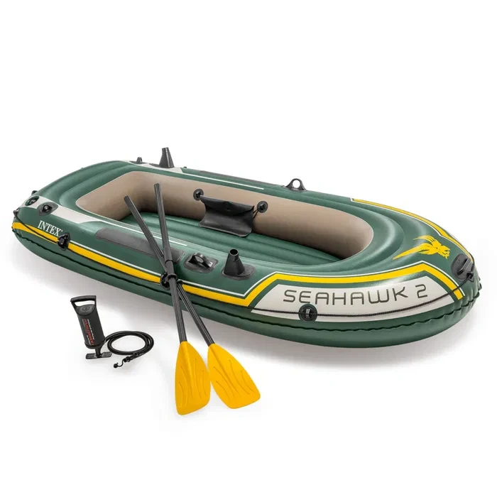 Intex 68347 Seahawk Надувний човен з веслами та насосом, фото 1