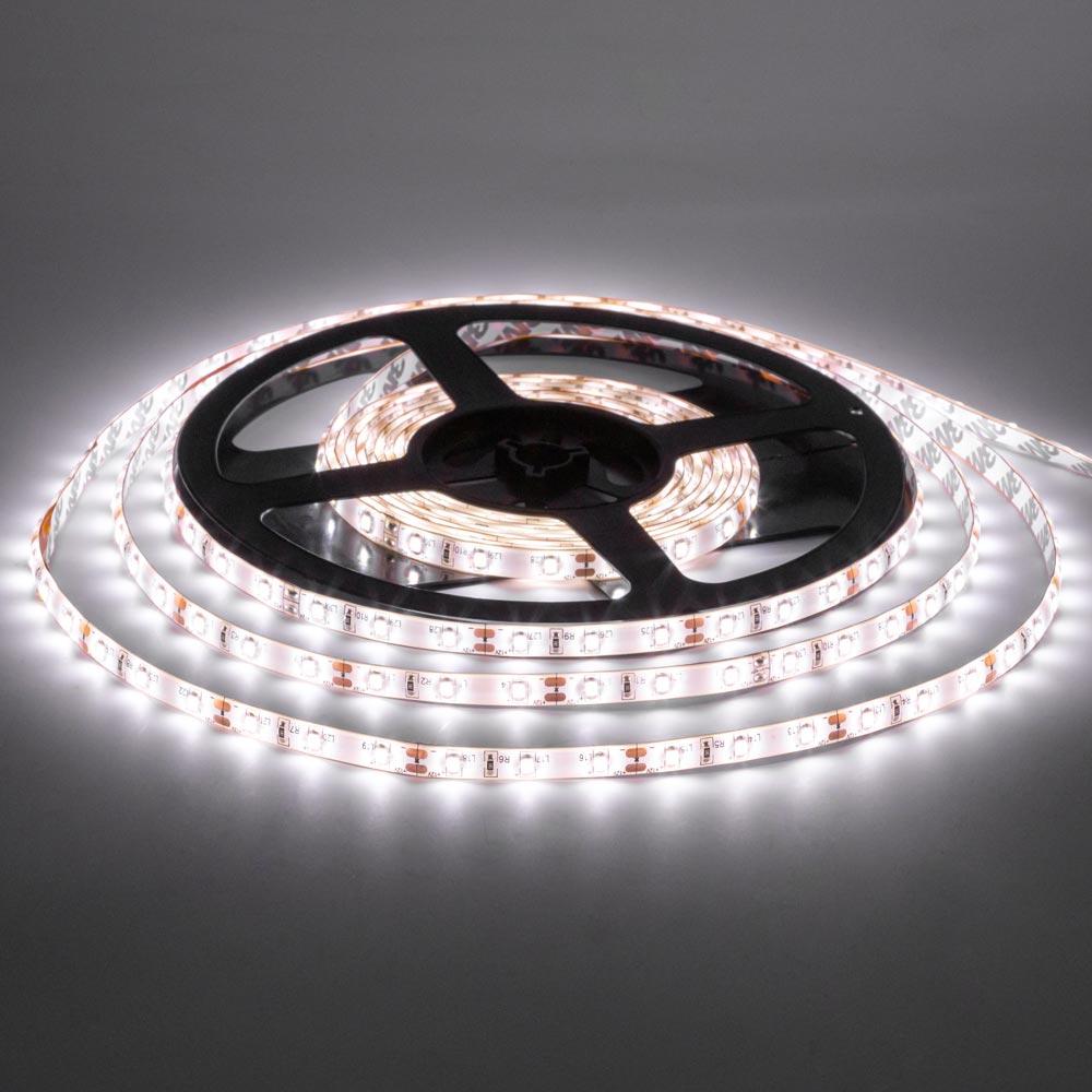 Світлодіодна стрічка 12V smd2835 120 led/m 9.6W IP65 4000K - білий нейтральний, фото 1