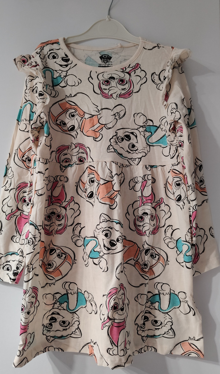 Сукня трикотажна для дівчинки "Щенячий патруль" зріст 122-128, фото 1
