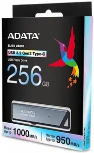 Флешка Adata Elite UE800 256GB USB3.2-C Gen2 (AELIUE800256GCSG)