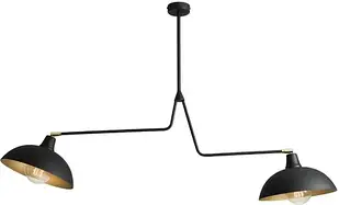 Люстра Aldex, чорна, Espace