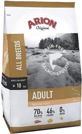 Корм собачий Arion Original Adult Grain Free Salmon&Potato 12Kg, фото 1
