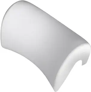 Аксесуар для ванни Besco Подголовник Milo білий (ZWML)