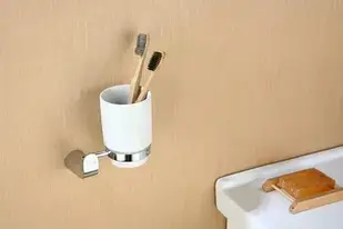 Контейнер для ванної кімнати Blue Water Art Platino з склянкою Emi85050