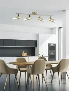 Світильник на рейці Candellux Colly, 4-пунктовий, мідний (94 01740)