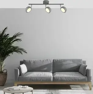 Світильники на рейці Candellux Mild Listwa 3X6W Led Gray 3000K 9366541